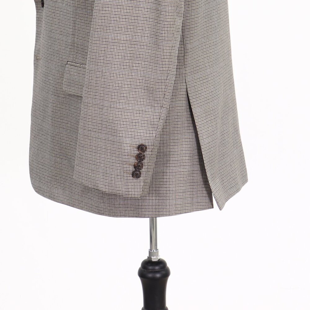 Stafford 42R Beige HT 2-Button Sport Coat Blazer Jacket P415 - Picture 6 of 11